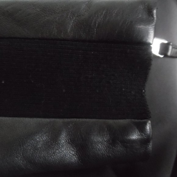 REBECCA TAYLOR Moto Biker Leather Quilted Twill Quilt Oversized Jacket 2‎ XS - Picture 10 of 14